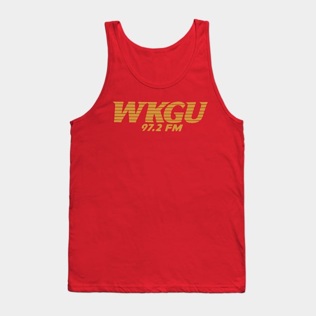 WKGU 97.2 FM On Air in Kier Tank Top by Spikor